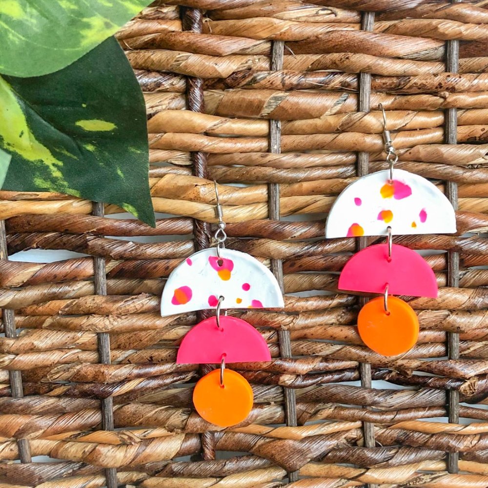 Citrus Handmade Polymer Earrings